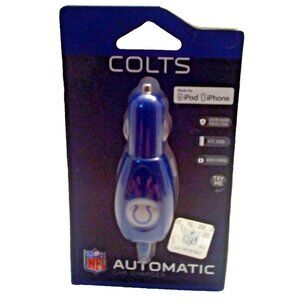 Indianapolis Colts NFL iPod or iPhone car charger (ipod / iphone 4) New